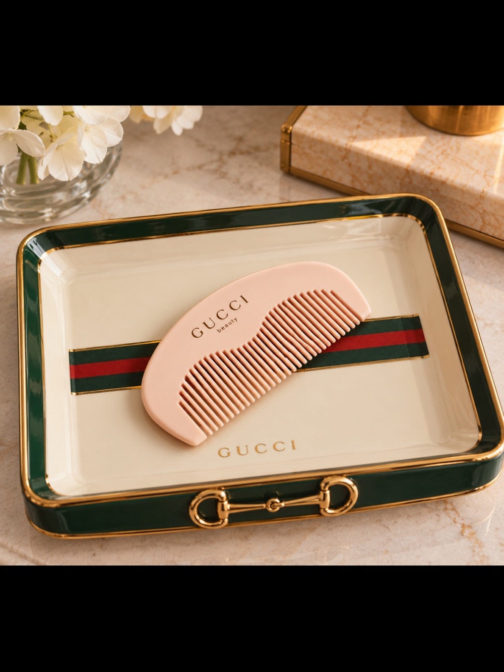 Gucci Pink Beauty Hair Comb